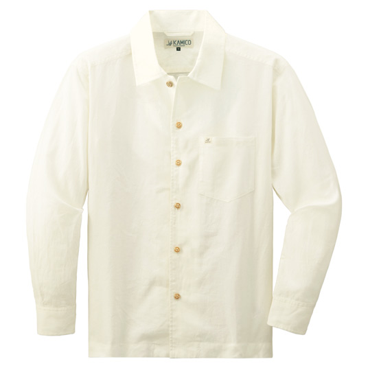 KAMICO オープンカラー シャツ Men's ホワイト