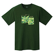 US ペアスキンコットン T マウンテンコラージュ