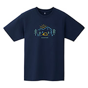 US ペアスキンコットン T 山の朝